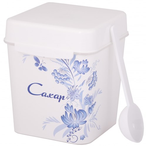 Емкость Шале (сахар) 1,2л с ложкой (уп.12) М7808 М7808 - фото 161033