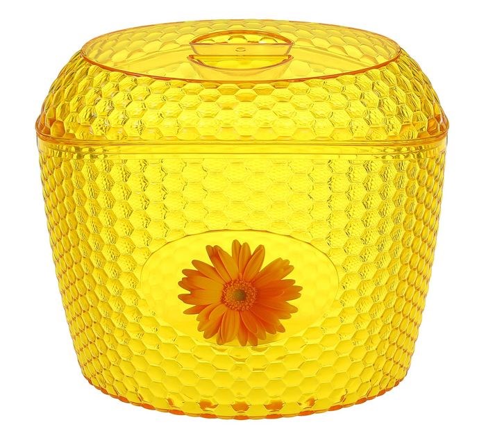 Емкость для сыпучих продуктов Мозаика 3л (желтый) М5595 1*12 М5595 - фото 161486