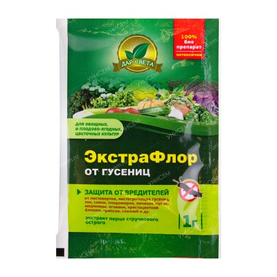 Средство Экстра Флор №3 от гусениц 1г*200 ДГрин В102 - фото 163763