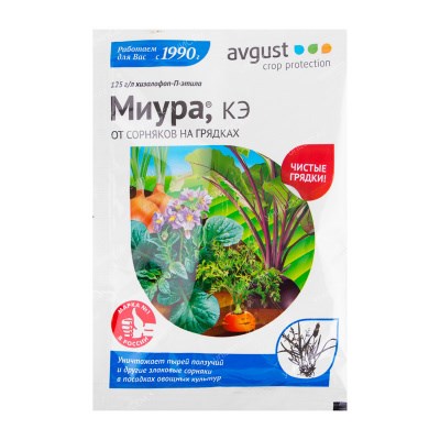 Средство Миура от сорников 12мл Август 1*80 0956 - фото 169383