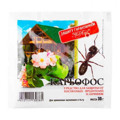 Средство Карбофос 30г от муравьев 1*100 МосАгро Е3 - фото 169547