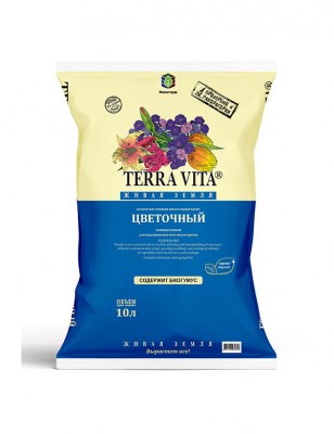 Грунт Живая земля цветочная 10л Фарт 1*5 Г380 - фото 170206