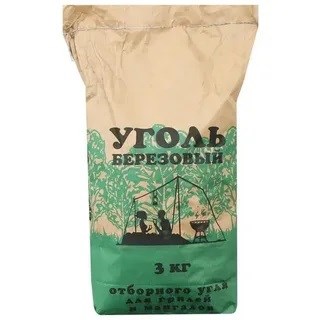 Уголь Древесный 3кг В168 - фото 170442
