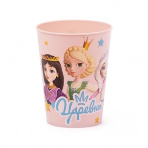 Стакан 0,35л пластм Царевны М8571 1*30 М8571