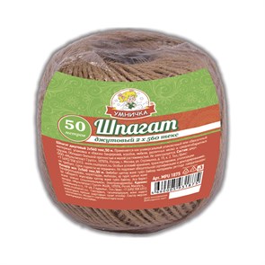 Шпагат джутовый 560*2Текс 50м Умничка 1*50 MPU1875