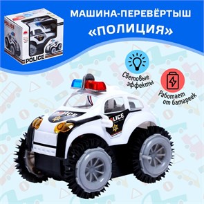 {{productViewItem.photos[photoViewList.activeNavIndex].Alt || productViewItem.photos[photoViewList.activeNavIndex].Description || 'Игрушка Машина-перевертыш Полиция работает от батареек световые эффекты 2611588'}}