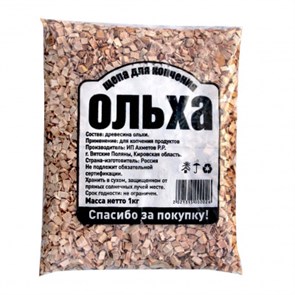 Щепа для копчения Ольха 1кг РКМ 1*7 20028