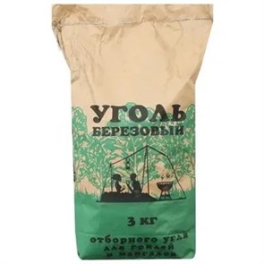 Уголь Древесный 3кг В168