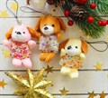 Игрушка-подвеска мягкая Песик в цветочек 2279732 2279732 - фото 161851