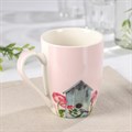 Кружка 0,35л фарфор Доляна Уют цвет розовый 7342349 7342349 - фото 164426 Кружка 0,35л фарфор Доляна Уют цвет розовый 7342349 7342349 - фото 164426