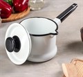 Ковш 1л эмаль с крышкой б/деколи (белый) 5330180 5330180 - фото 165089 Ковш 1л эмаль с крышкой б/деколи (белый) 5330180 5330180 - фото 165089