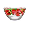 Салатник малый стекло Тюльпаны 322/1-ДТ 322/1-ДТ - фото 168476