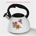 Чайник 3л нерж со свистком Колибри с индикатором нагрева 5406060 5406060 - фото 169020 Чайник 3л нерж со свистком Колибри с индикатором нагрева 5406060 5406060 - фото 169020