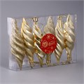 Украшение елочное Сосулька блеск (набор 6 шт) 3х10 см золото 4941977 4941977 - фото 170445 Украшение елочное Сосулька блеск (набор 6 шт) 3х10 см золото 4941977 4941977 - фото 170445